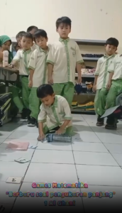 Games Matematika “Berburu Soal Pengukuran Panjang” kelas 1 Al-Ghani