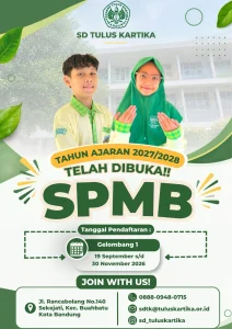 ✨ Sambut Masa Depan Cerah Bersama SD Tulus Kartika! ✨